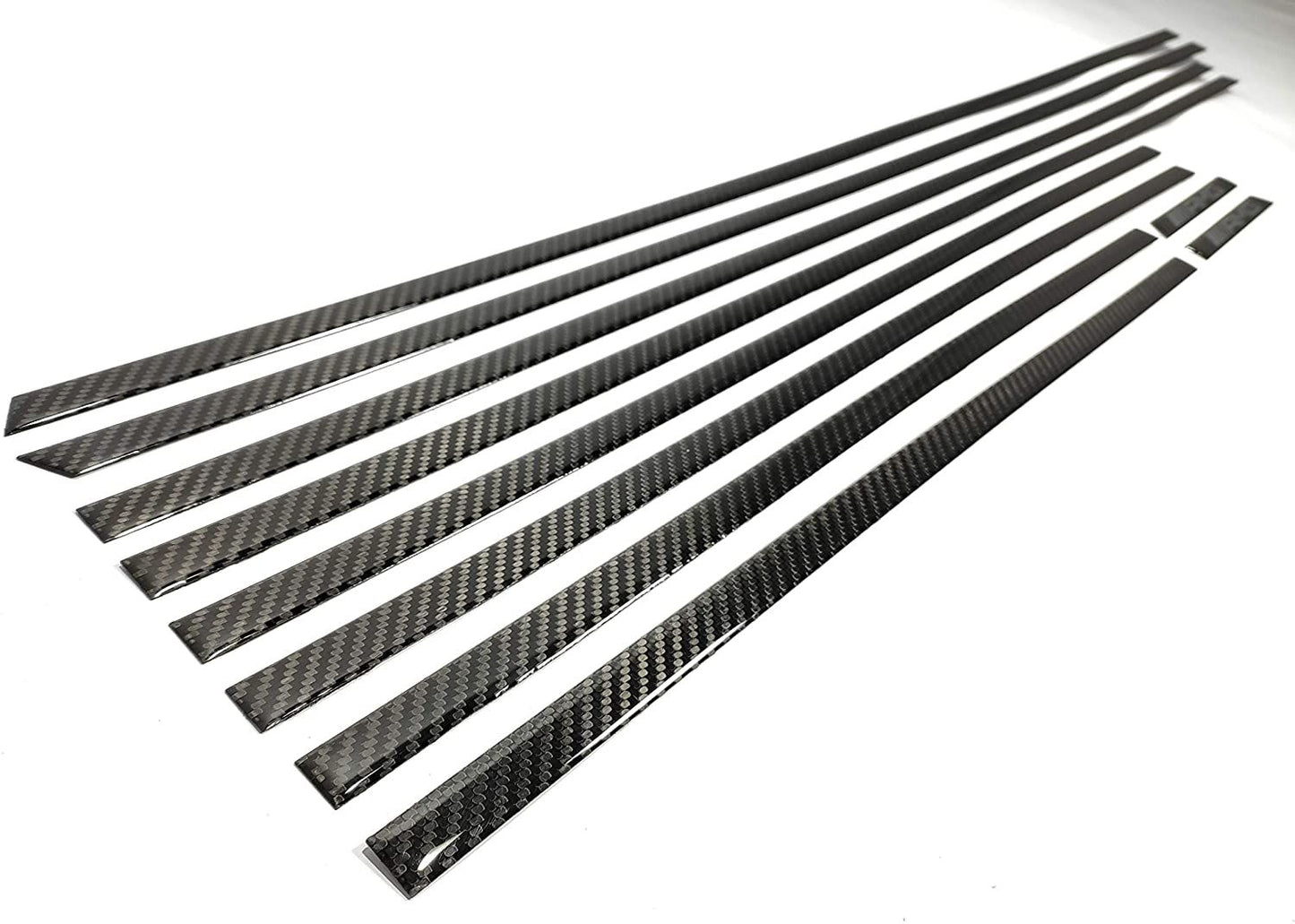Set of Carbon Fiber Side Moldings Inserts Brabus AMG Style for Mercedes-Benz W463 G-Class
