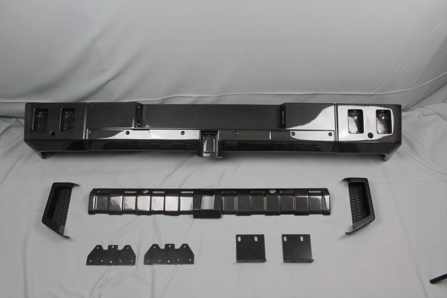Mercedes-Benz W463 G Wagon 4x4 Brabus Style Carbon Fiber Rear Bumper + Diffuser Set