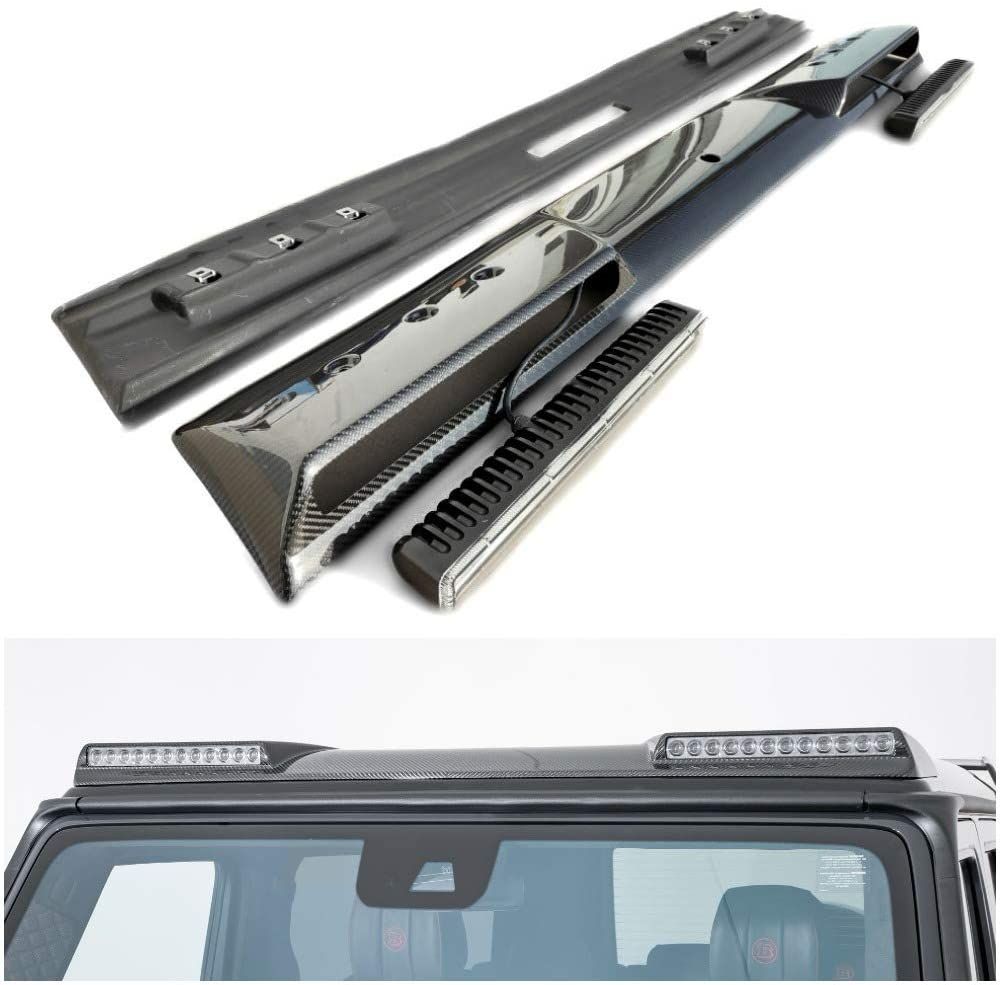 Mercedes-Benz W463 G-Wagon Carbon Fiber Front Roof LED Spoiler