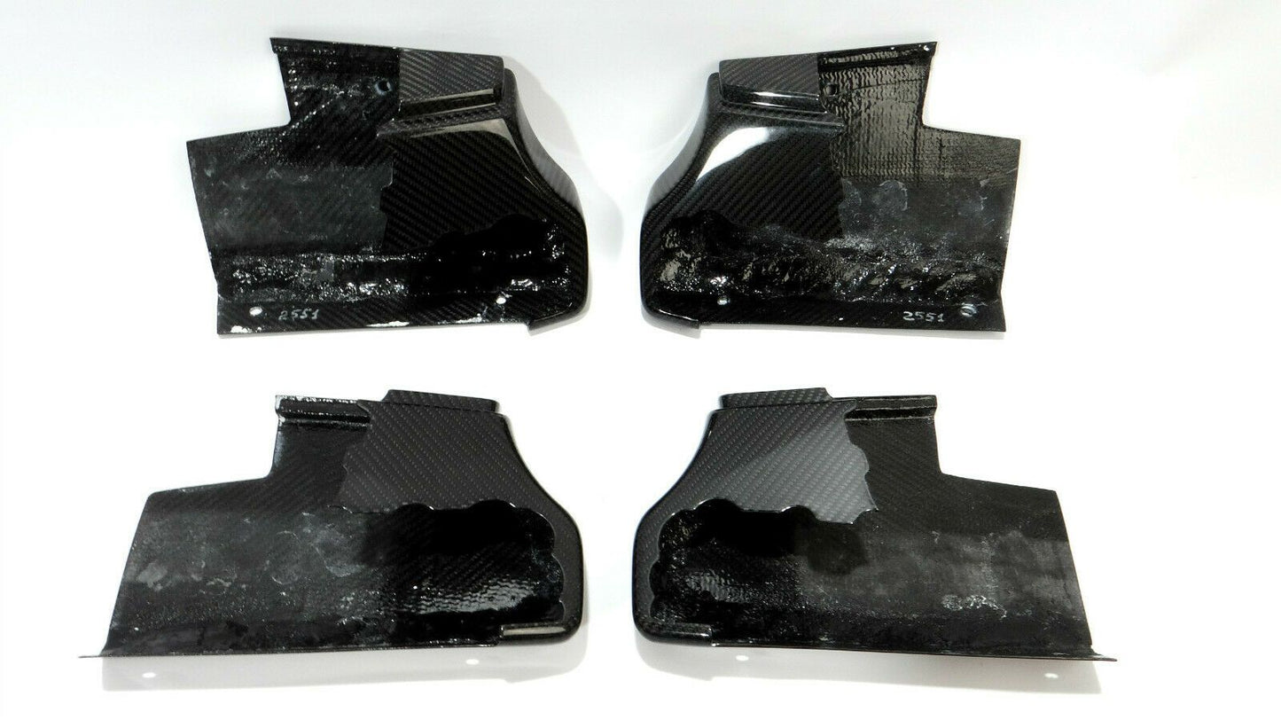 Carbon Fiber Running Boards End Caps Covers for Mercedes-Benz W463a W464
