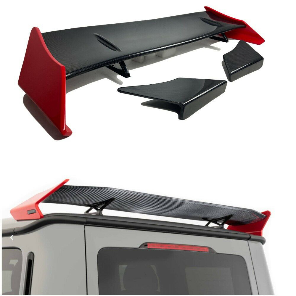 Mercedes-Benz G Wagon W463a W464 Brabus Style G900 Rocket Carbon Fiber Rear Roof Spoiler