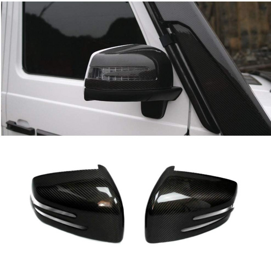 Mercedes-Benz G Wagon W463 Carbon Fiber Side Mirror Covers