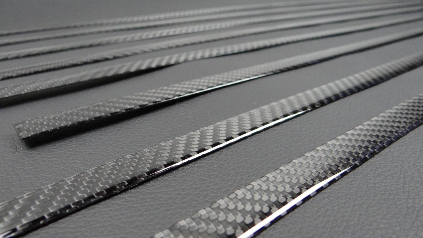 Mercedes-Benz W463 G-Wagon Carbon Fiber Side Molding Inserts + Exterior Door Handle Covers Set