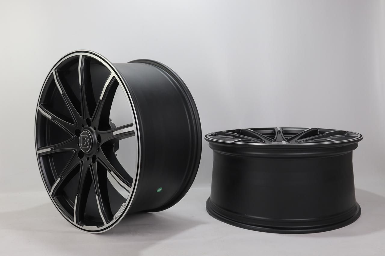 Mercedes-Benz W463 W463A W464 G-Class R22 Brabus Style Monoblock Z Platinum Rims
