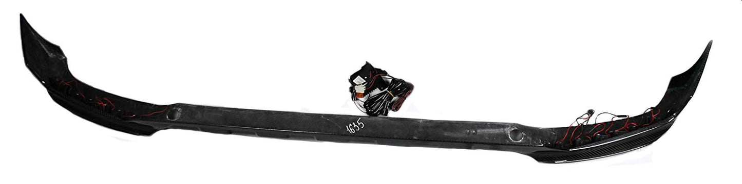 Mercedes-Benz G-Wagon W463 Brabus Style Carbon Fiber Front Bumper LED Lip Spoiler