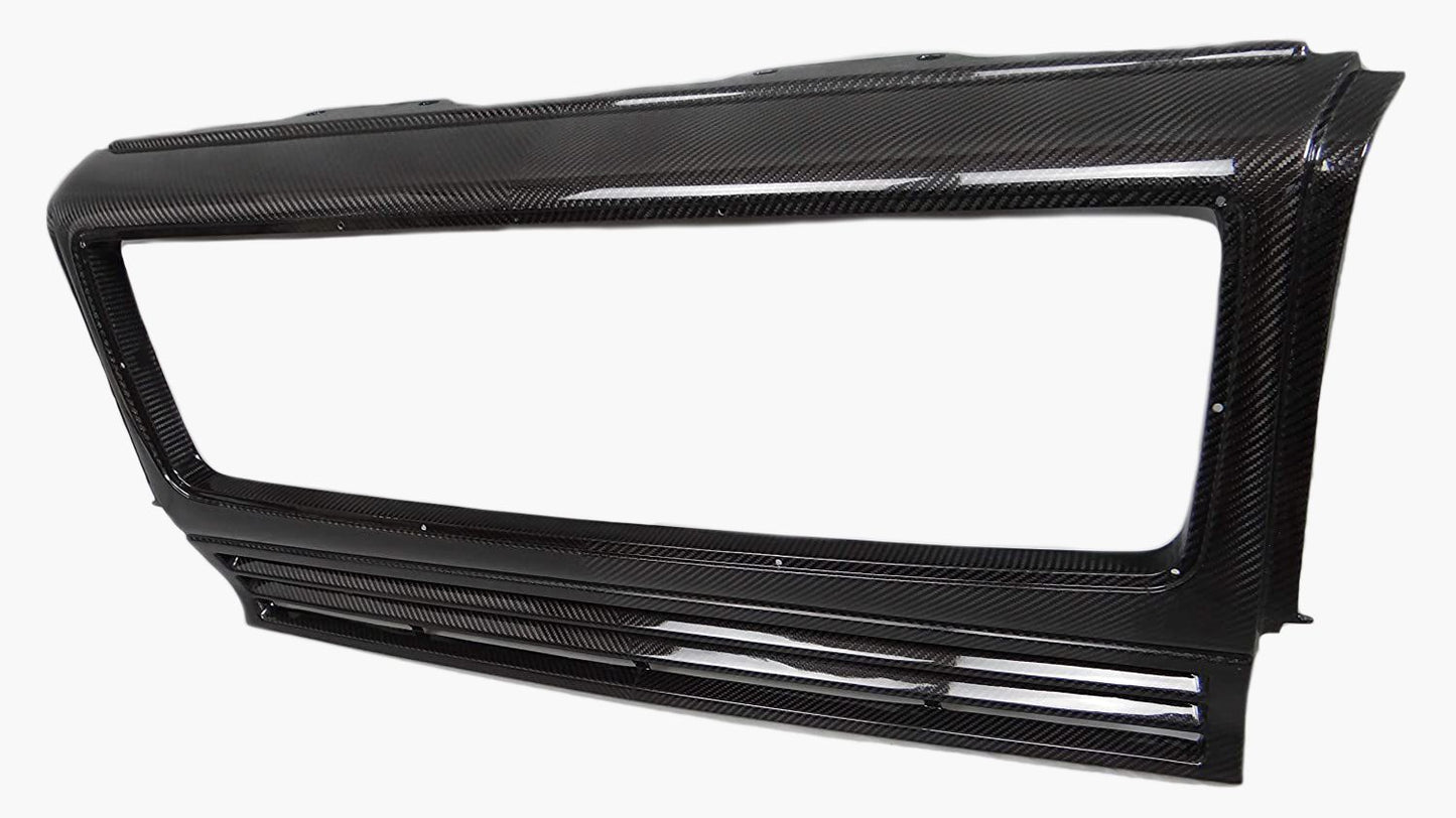 Carbon Fiber Front AMG Style Grill Frame Grille Trim for Mercedes-Benz G Wagon W463