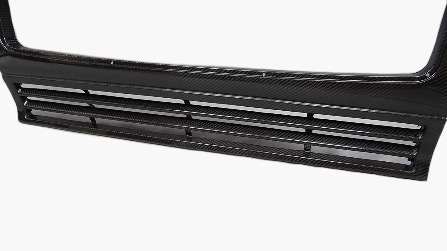 Carbon Fiber Front AMG Style Grill Frame Grille Trim for Mercedes-Benz G Wagon W463