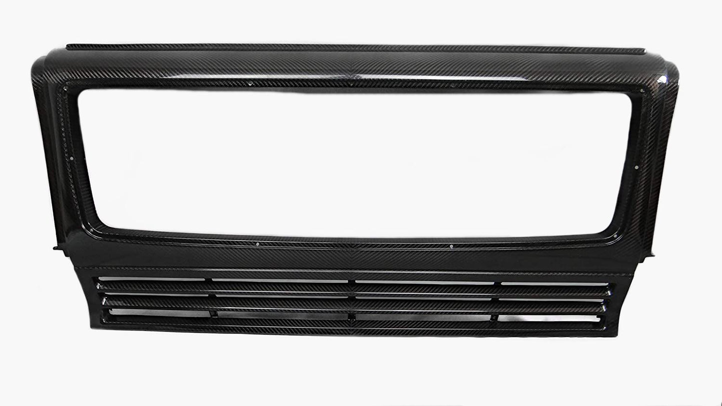 Carbon Fiber Front AMG Style Grill Frame Grille Trim for Mercedes-Benz G Wagon W463