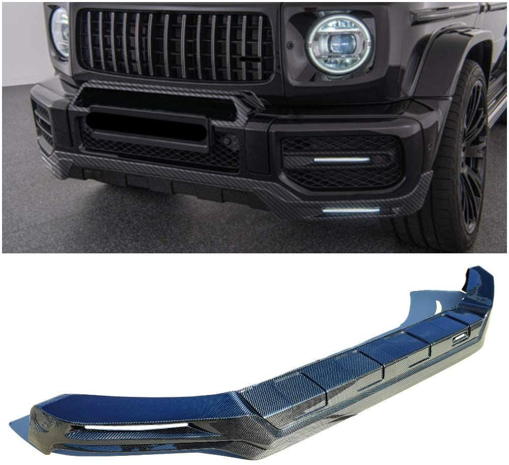 Carbon Fiber Front Lip Spoiler with LED for Mercedes-Benz G63 W463a G-Class
