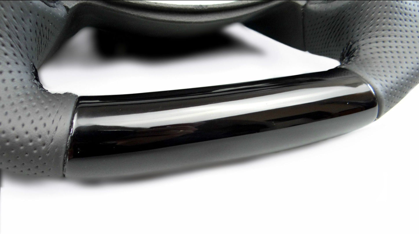 Mercedes-Benz G CLK E CLS Class W209 W211 W219 W463 Steering Wheel Piano Black Leather