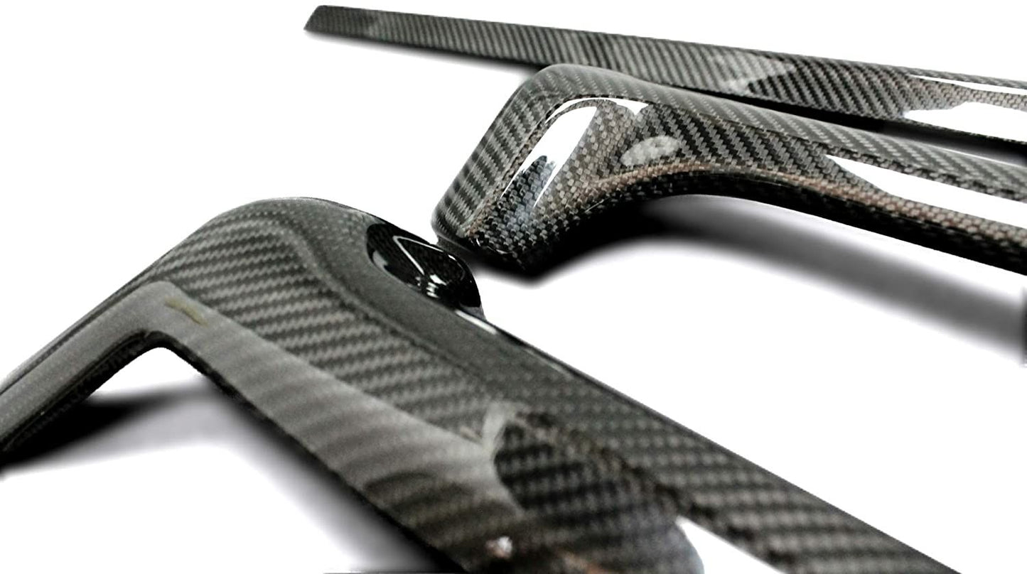 Mercedes-Benz G-Wagon W463 Carbon Fiber Windscreen Frame Trim A-Pillar Covers