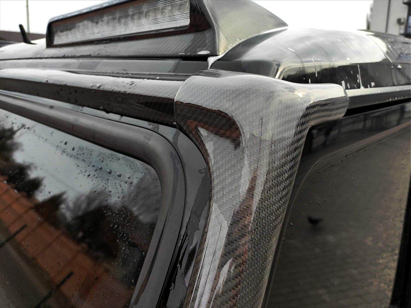 Mercedes-Benz G-Wagon W463 Carbon Fiber Windscreen Frame Trim A-Pillar Covers