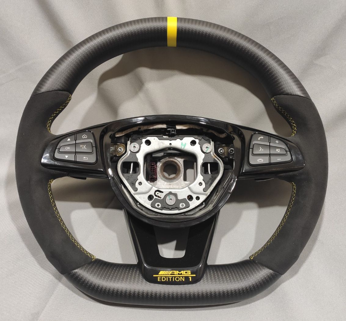 Mercedes-Benz GLE GLC GLS C CLA W205 W166 X166 Steering Wheel AMG Edition One