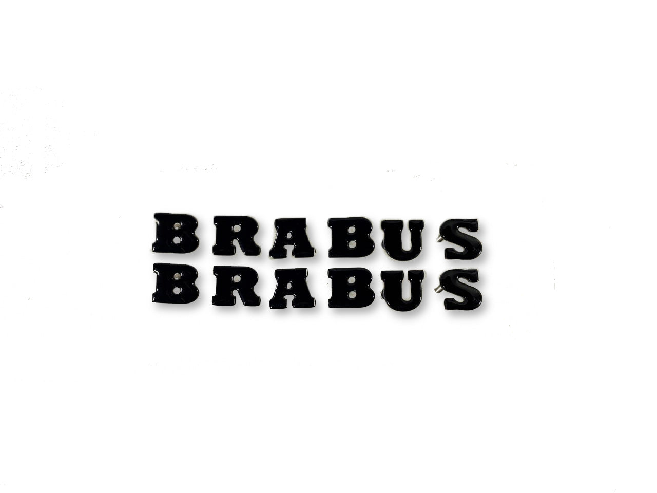 Brabus Style Emblem Badge Letters for Door Panel Trim for Mercedes-Benz W463A G-Class