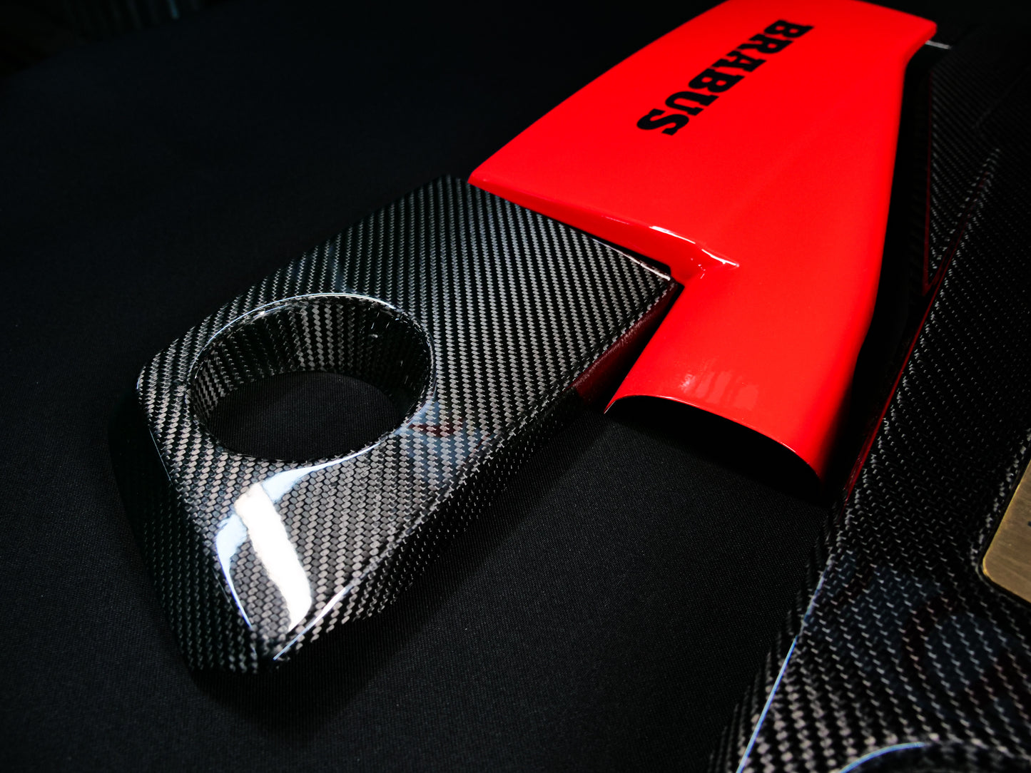 Mercedes-Benz W463 G63 G-Class Brabus Style Carbon Fiber Engine Cover Set
