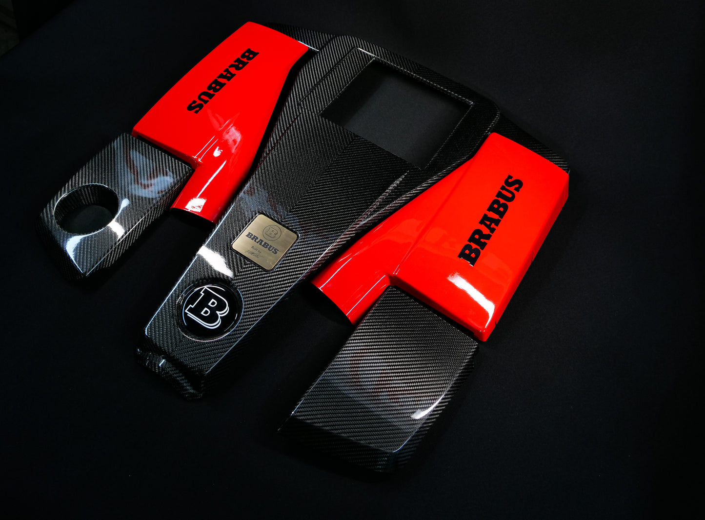 Mercedes-Benz W463 G63 G-Class Brabus Style Carbon Fiber Engine Cover Set