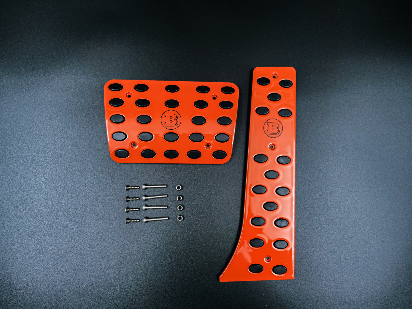 W464 W463A Orange Brabus Style Pedal Covers Set for G Wagon Mercedes G-Class