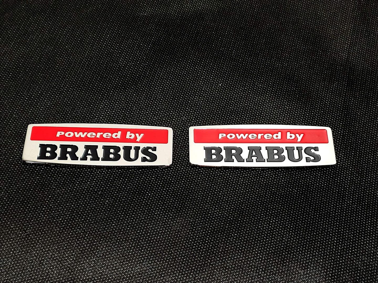 Powered by Brabus Style Fender Emblem Metal Badge Sticker Logo for Mercedes-Benz W463 G-Class
