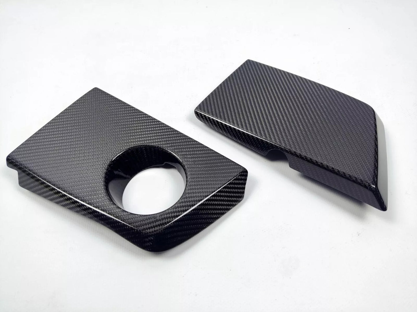 G Wagon Carbon Fiber Engine Trim 2 pcs made for G63 W463 G-Class till 2018