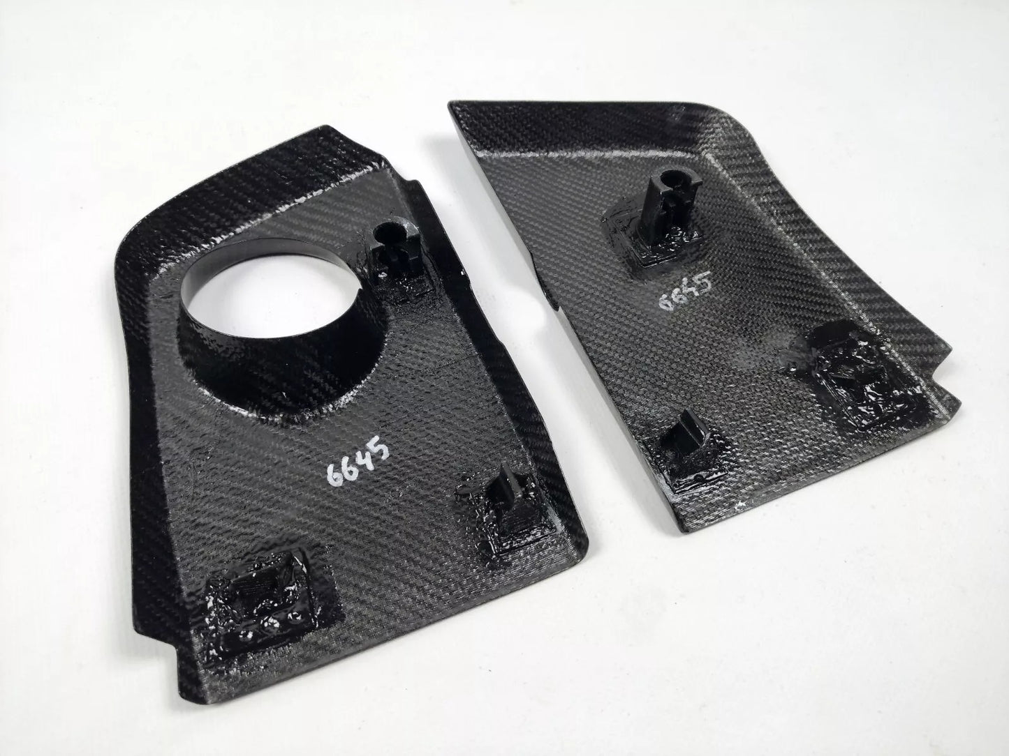 G Wagon Carbon Fiber Engine Trim 2 pcs made for G63 W463 G-Class till 2018
