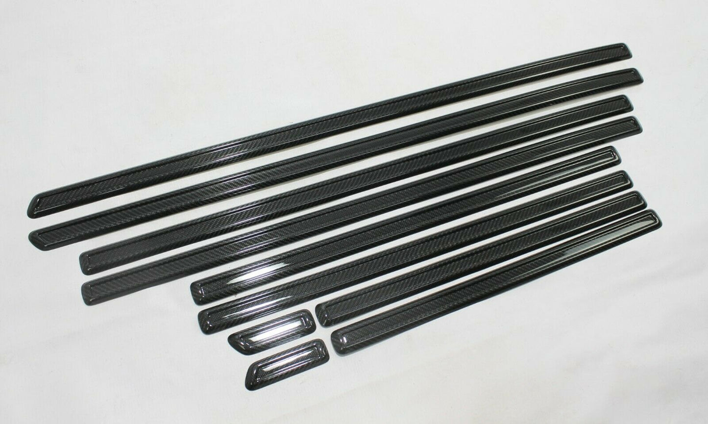 W463A Carbon Fiber 900 Rocket Brabus Style Side Molding Trim Set made for w464 G Wagon