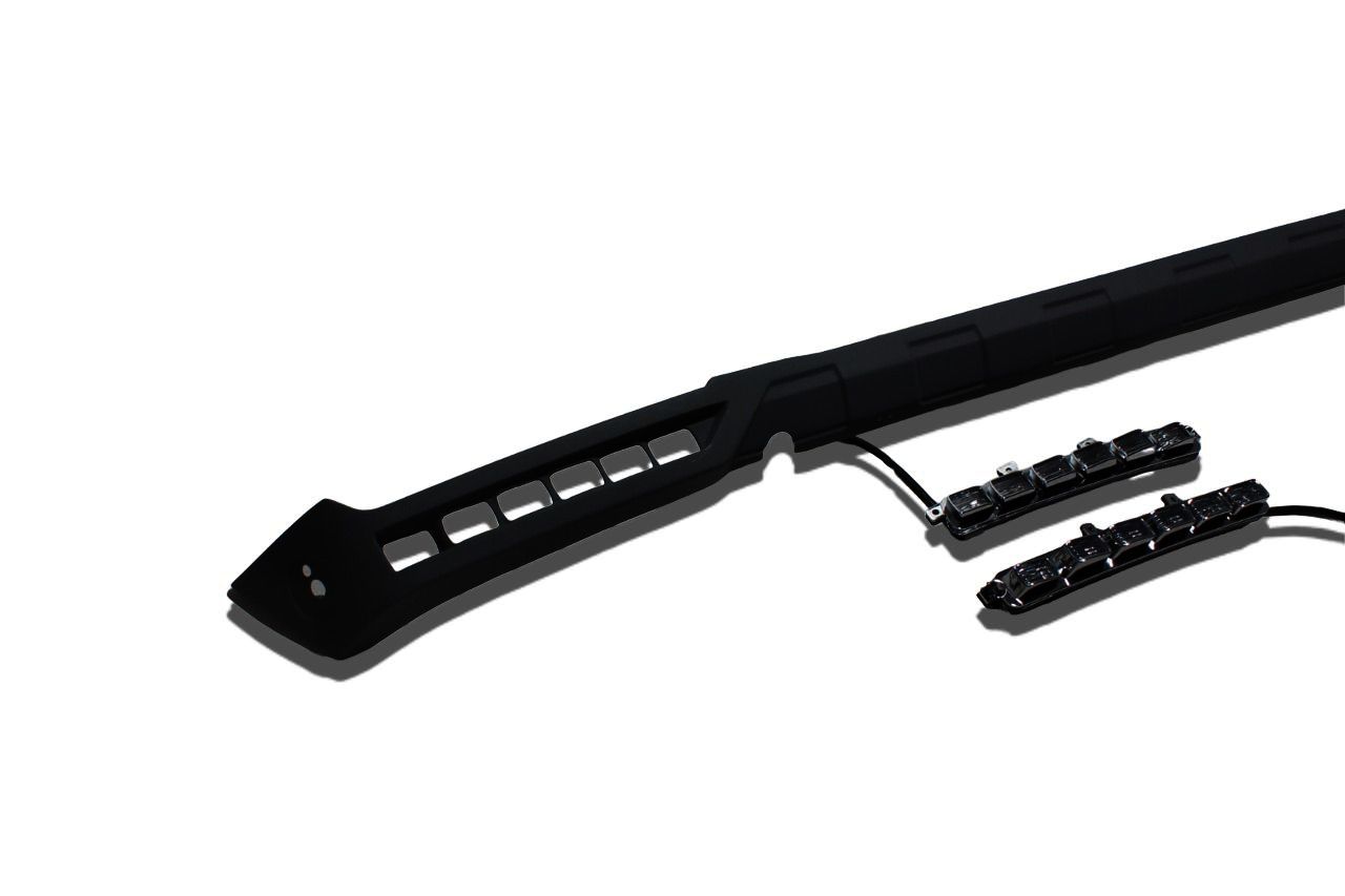 Fiberglass Front AMG Style Bumper Lip Spoiler with LEDs for Mercedes-Benz G-Class W463