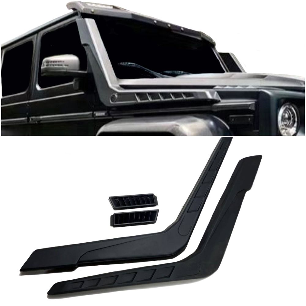 Fiberglass Side Air Intake Brabus Style Snorkels for Mercedes-Benz W463 G-Wagon
