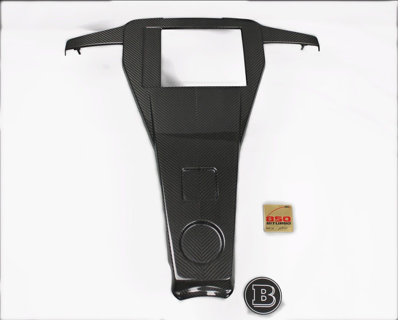 Carbon Fiber AMG Style Engine Cover with Badges for Mercedes-Benz G-Wagon W463 G63