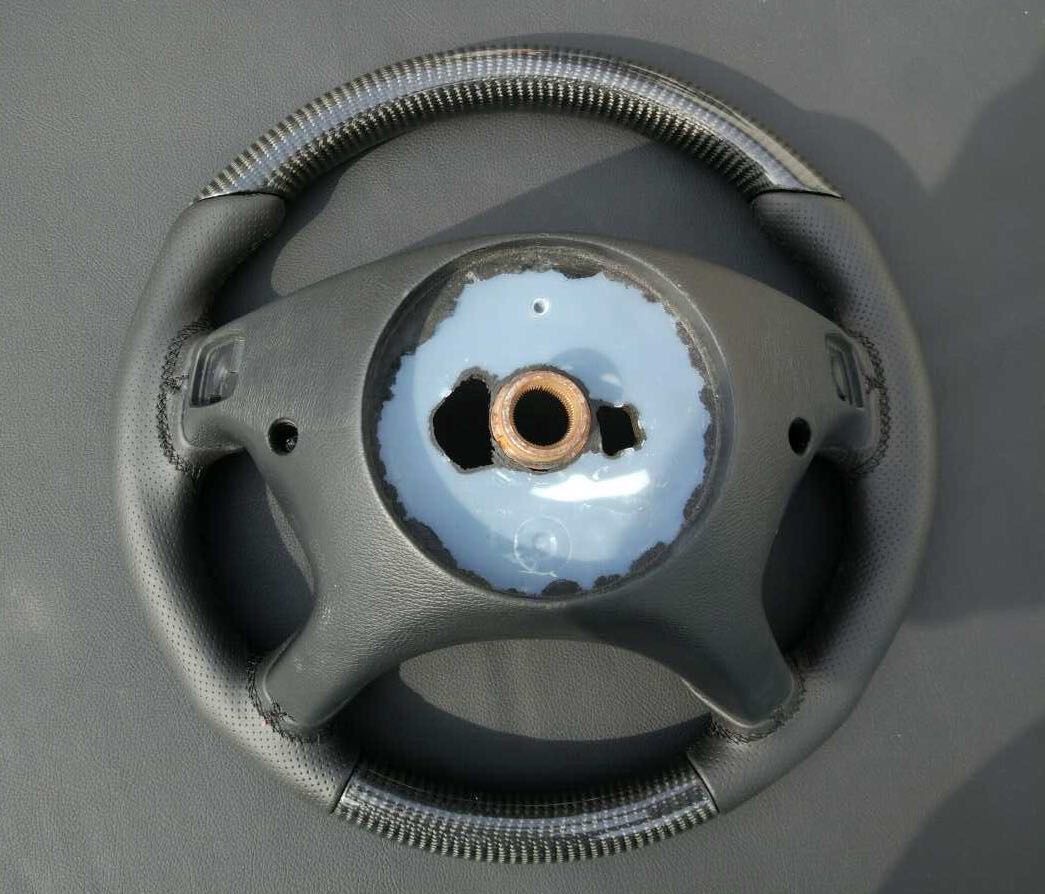 Mercedes-Benz CLK-Class E-Class G-Class W463 W209 W211 Steering Wheel Carbon Leather