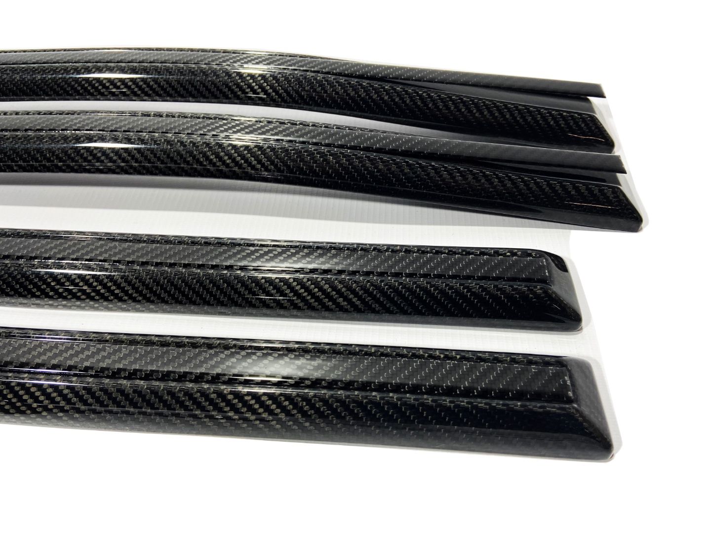 Carbon Fiber Side Moldings with Insertions Complete Set AMG Brabus Style W463