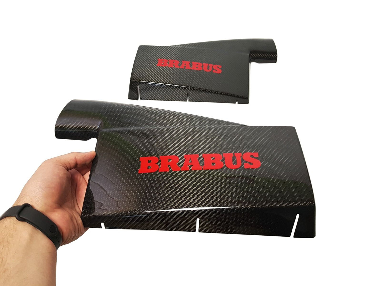 Mercedes-Benz W463 G63 G-Class Brabus Style Carbon Fiber Engine Air Filter Covers