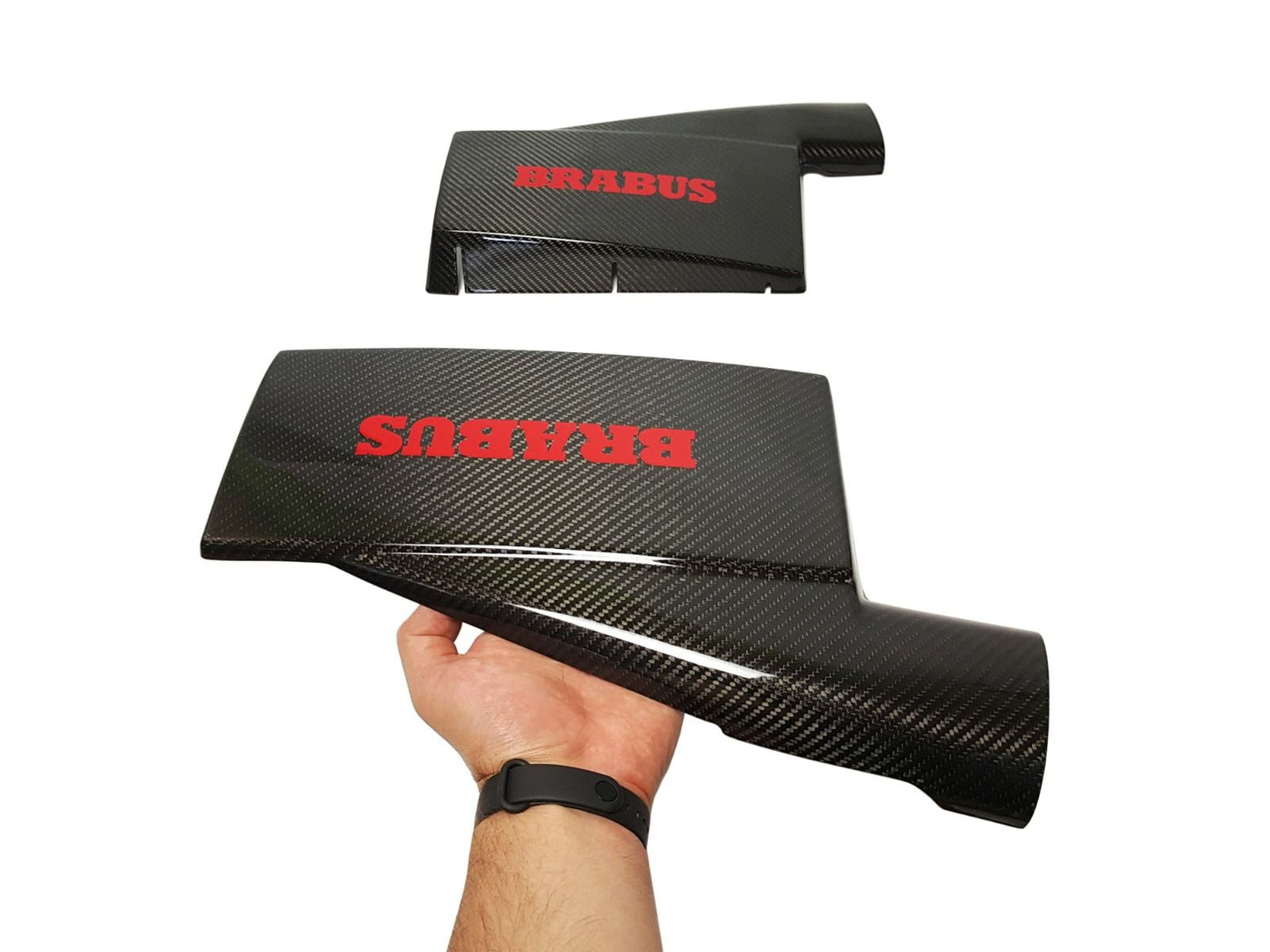 Mercedes-Benz W463 G63 G-Class Brabus Style Carbon Fiber Engine Air Filter Covers