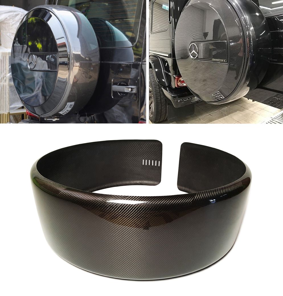 Mercedes-Benz W463 G-Wagon 2007-2018 Rear Spare Tire Carbon Fiber Ring Cover