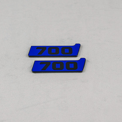 Brabus 700 Blue Metal Fender Emblem Logo Badge for Mercedes-Benz W463 G-Class