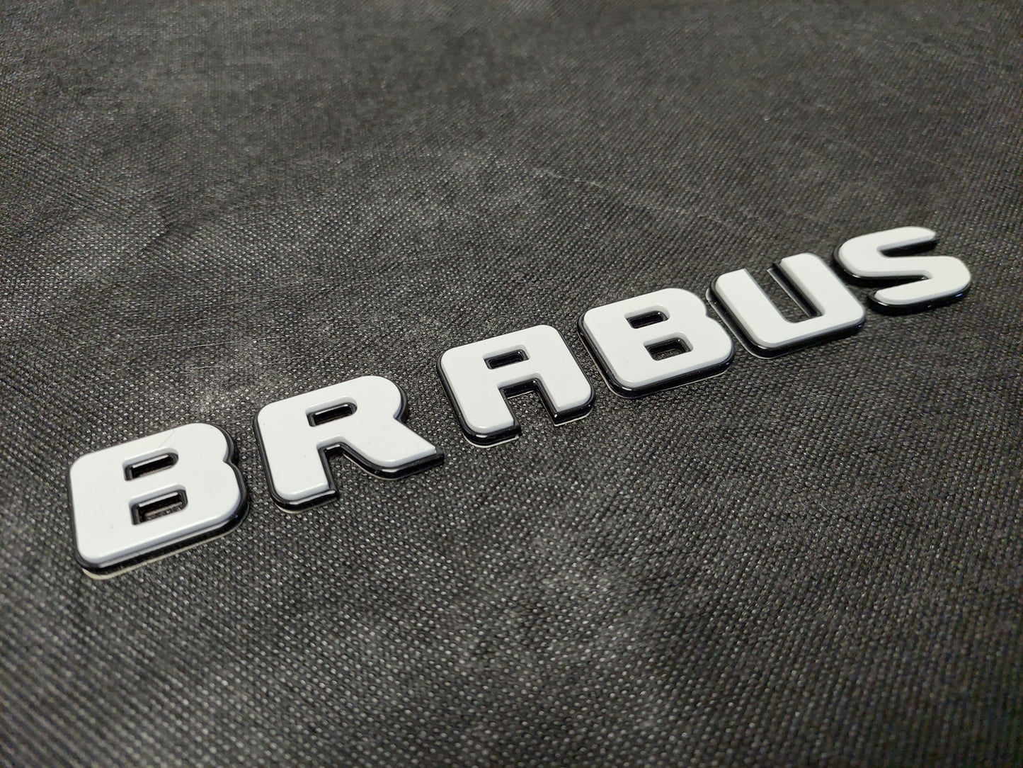 Brabus XLP Superwhite Emblems Set Badges for Mercedes G Wagon G63