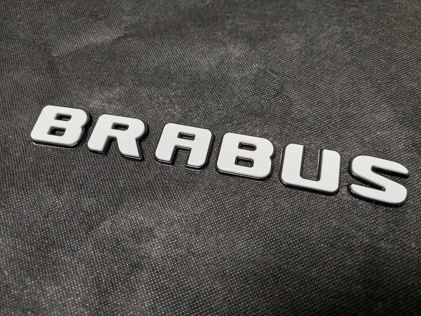 Brabus XLP Superwhite Emblems Set Badges for Mercedes G Wagon G63