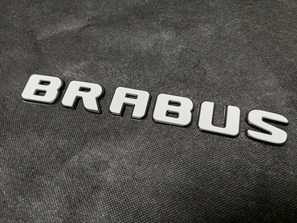 Brabus XLP Superwhite Emblems Set Badges for Mercedes G Wagon G63