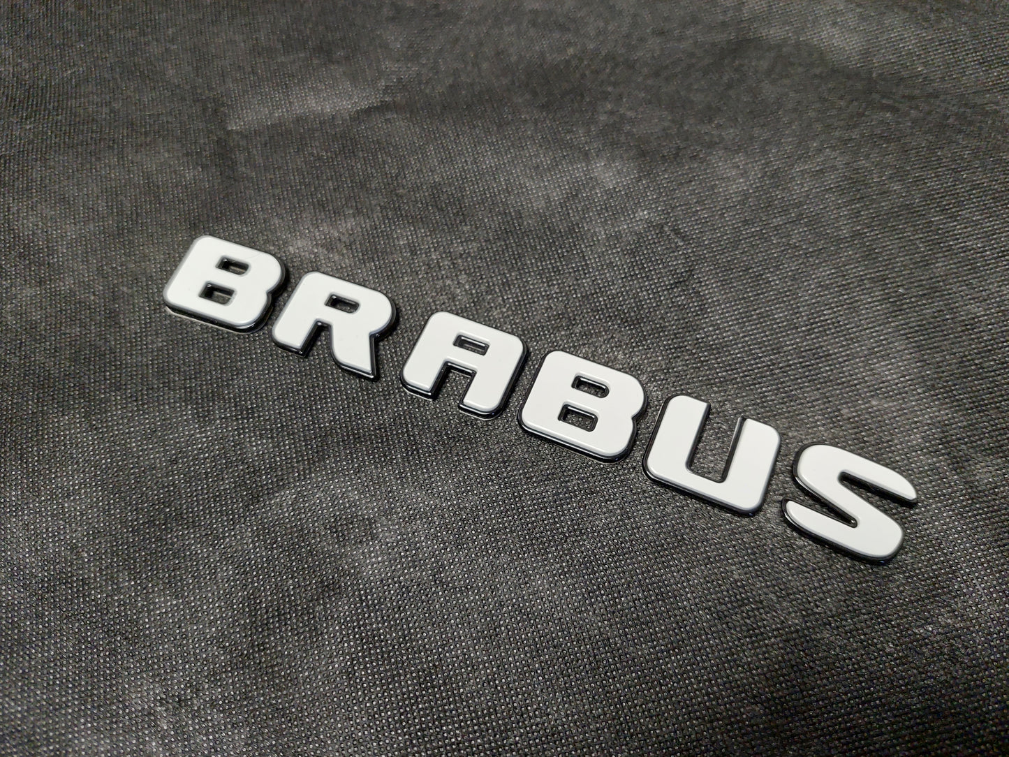 Brabus XLP Superwhite Emblems Set Badges for Mercedes G Wagon G63