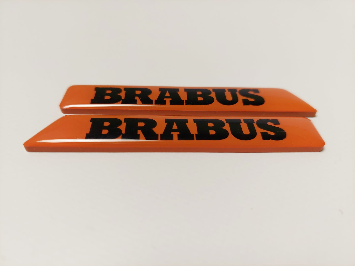 Brabus Orange Fender Emblems Side Moldings Inserts for Mercedes W463A G-Class