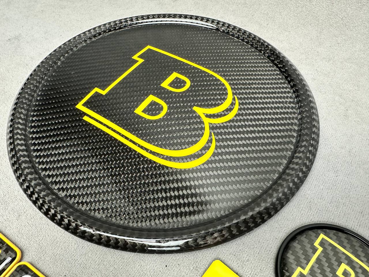 Brabus 800 Style Yellow Badges Set Emblems for Mercedes-Benz W463 W463A W464 W465 G Wagon