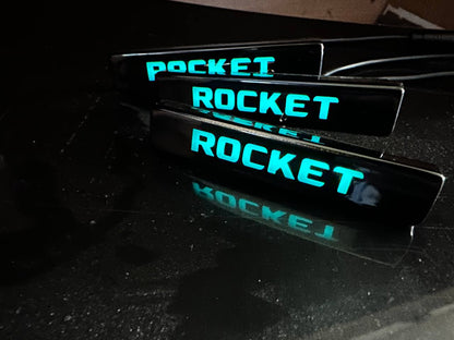 Brabus 900 Rocket Edition Style Blue Emblem LED Set for Mercedes-Benz Cars G Wagon W463A W465