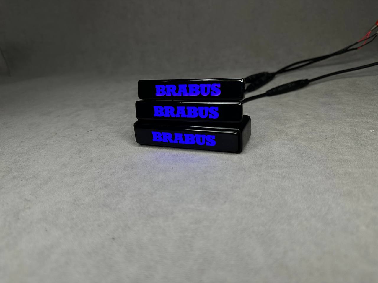 G Wagon LED Fender Emblem and Grill Badge Brabus Style Logo for Mercedes w463a w464 w465