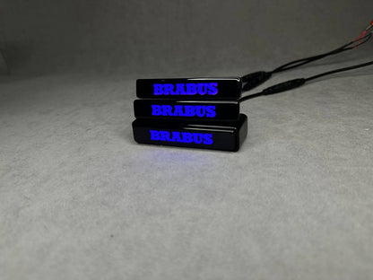 G Wagon LED Fender Emblem and Grill Badge Brabus Style Logo for Mercedes w463a w464 w465