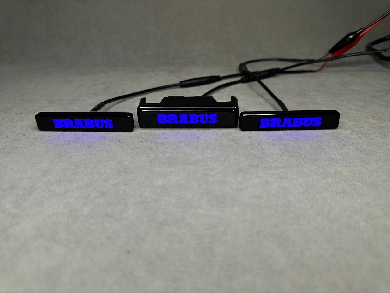 G Wagon LED Fender Emblem and Grill Badge Brabus Style Logo for Mercedes w463a w464 w465