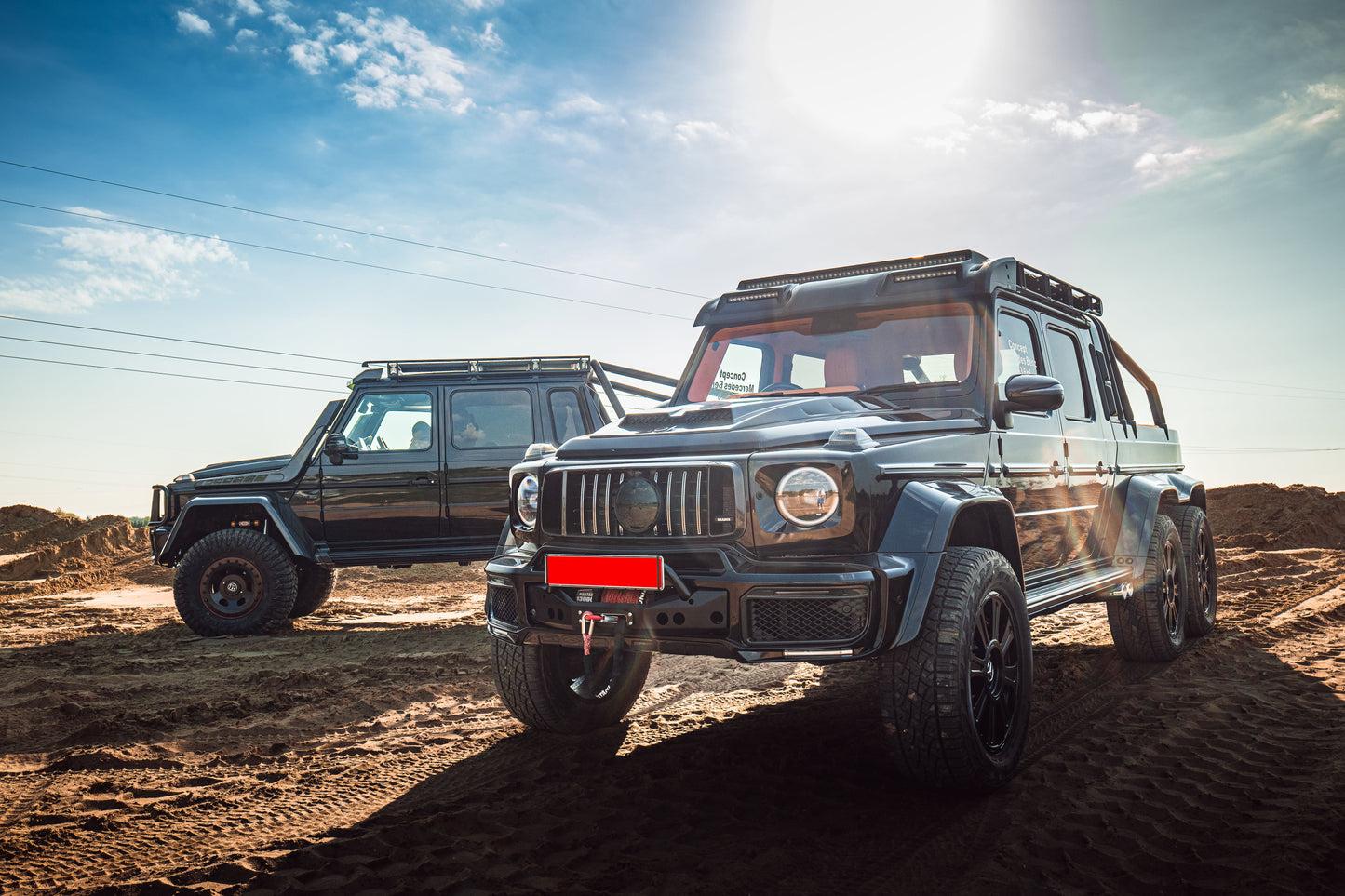 6x6 Conversion Kit Brabus 900 XLP for Mercedes-Benz W463A G-Class 2018+