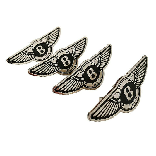 Bentley Seat Logo Badges Metal Emblems Set 4 pcs