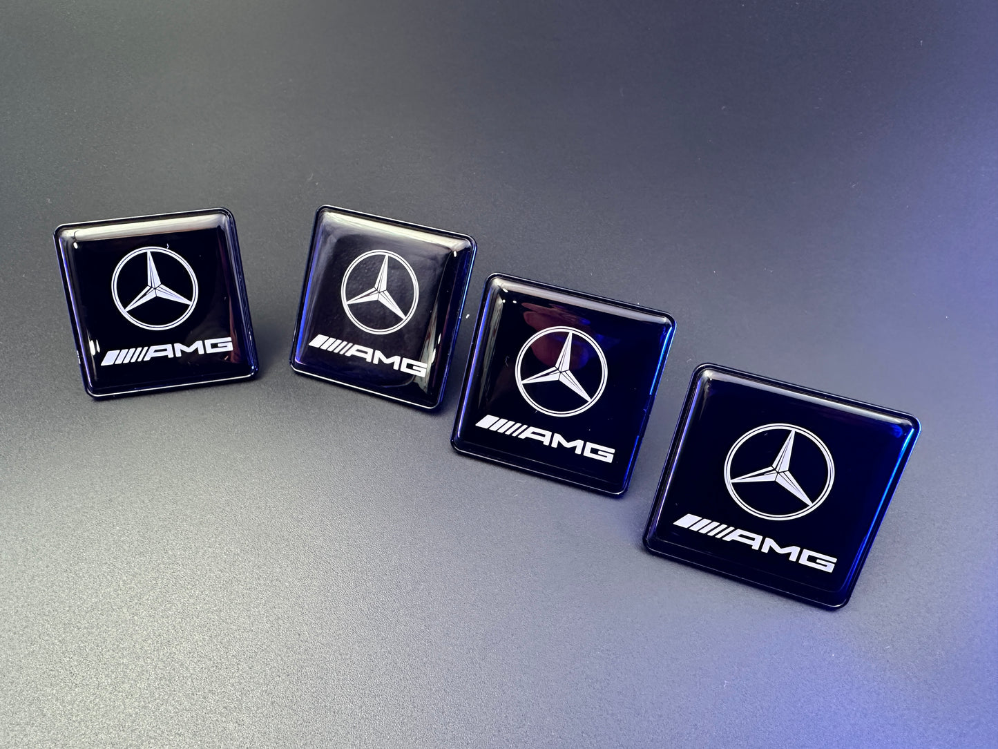 AMG Seat Badges Metal Emblems Set 4 pcs for Mercedes-Benz Cars