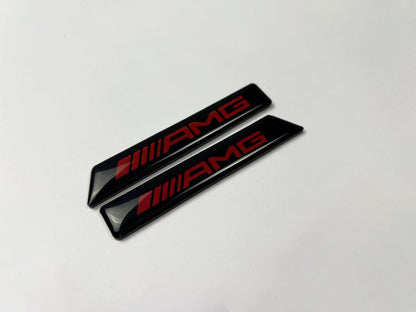 AMG Style Fender Emblems Side Moldings Inserts for Mercedes W463A G-Class