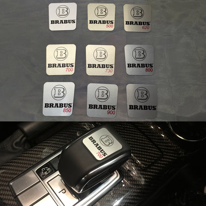 Brabus Style Badge for Gear Shift Knob Metal Emblem for Mercedes Benz Cars