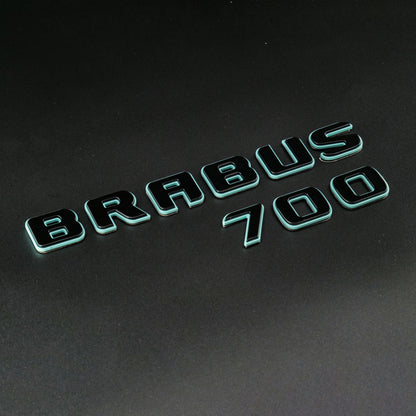 Brabus 700 Tiffany Blue Badges Emblems Set for Mercedes-Benz W463 W463A W464